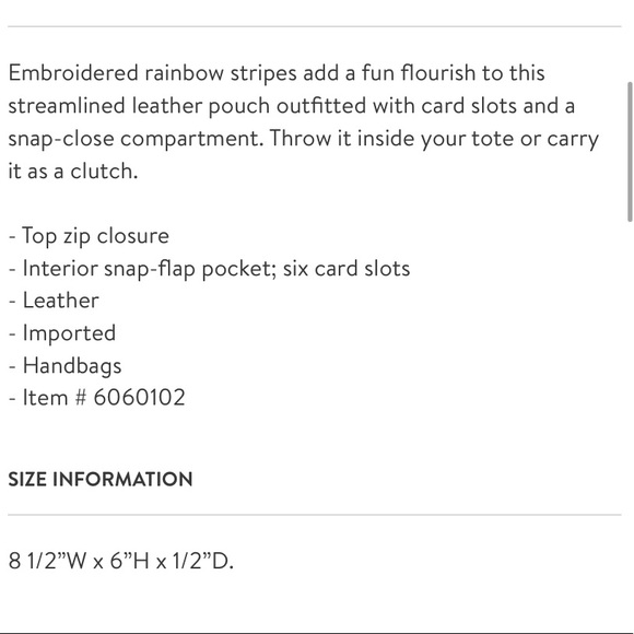 Madewell Leather Pouch Clutch - Picture 5 of 7